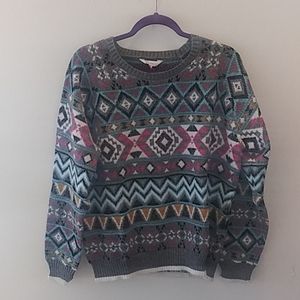 No Boundaries Multi Color Sweater 2X